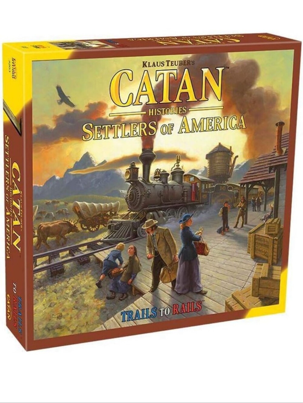 CATAN Trails to Rails, Settlers of America - Board Game